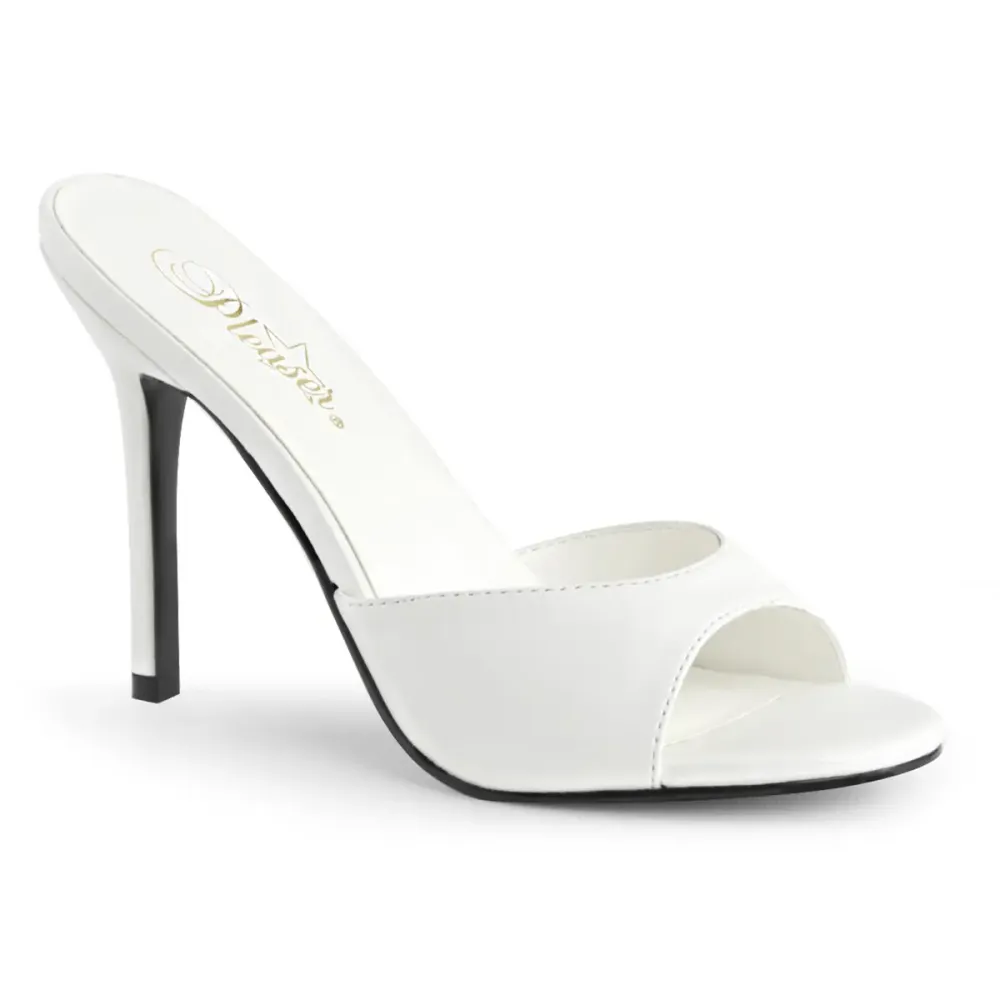 Classique 01 pleaser Sandale Blanc
