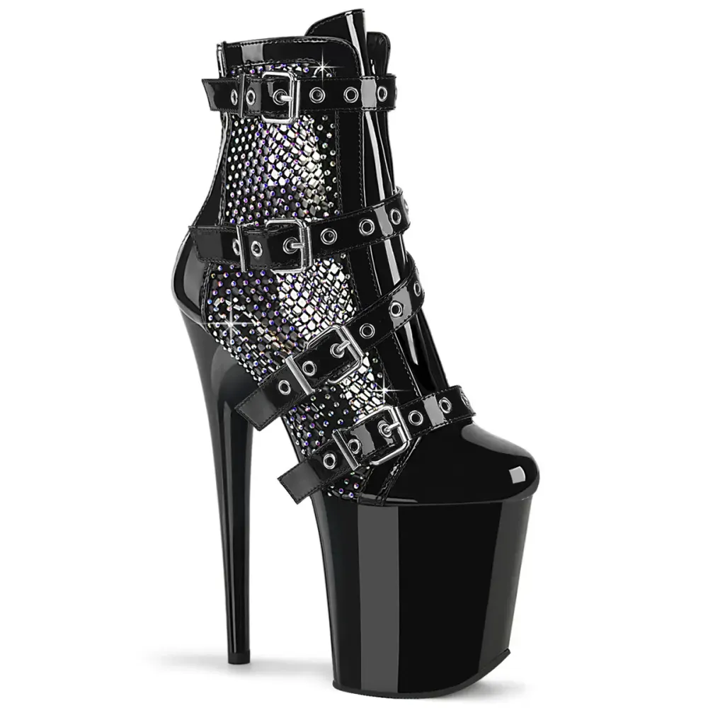 Bottine Bride Strass Pleaser flamingo-1013RM