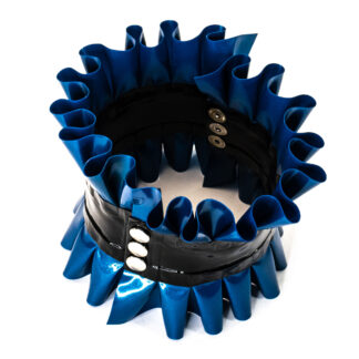 Bracelet Latex Duchesse Bleu Metallique