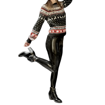 Legging Latex Kinkyx Taille S Noir – Image 6