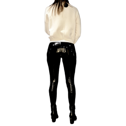Legging Latex Kinkyx Taille S Noir – Image 3