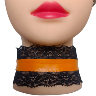 Collier dentelle Halloween #1