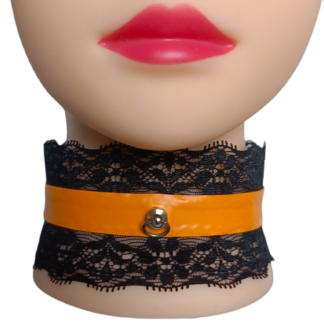 Collier dentelle Halloween #2