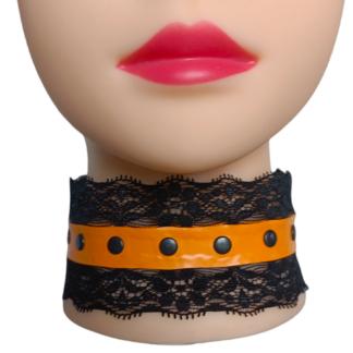 Collier dentelle Halloween #3