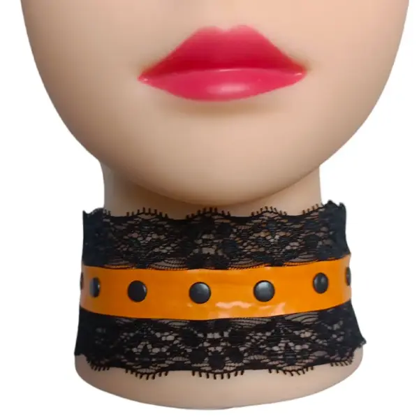 Collier dentelle Halloween #3