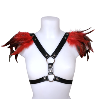 Harnais Latex Plume Koko