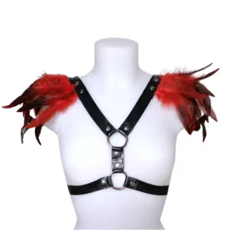 Harnais Latex Plume Koko