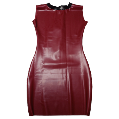 Robe Latex Gaga Rouge Métallique S