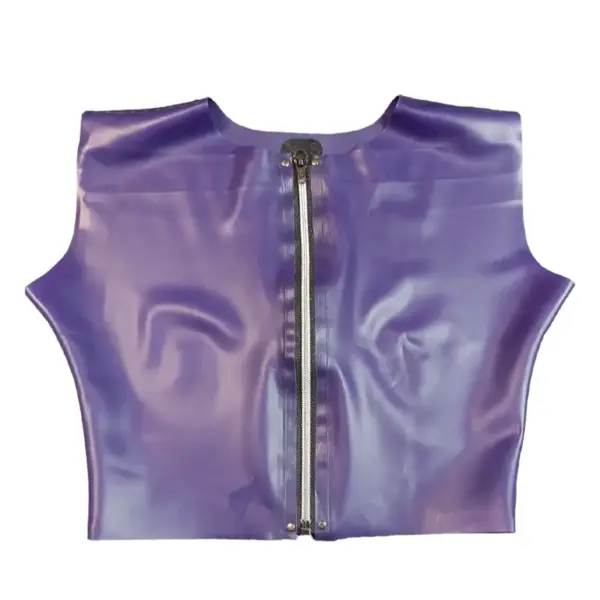 Top Latex Gaga Violet Taille S
