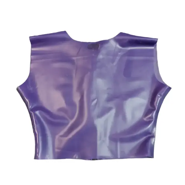 Top Latex Gaga Violet Taille S – Image 2