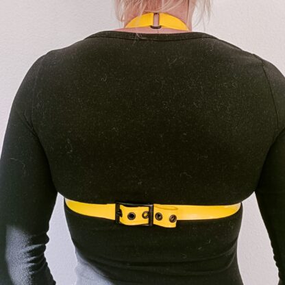 Harnais Latex LOLYPOP Jaune&BK – Image 3