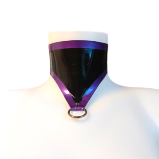 Collier Latex Victoria T1 Violet Métallique