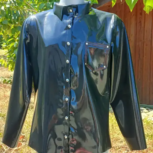 Chemise Latex Surpiqure – Image 3