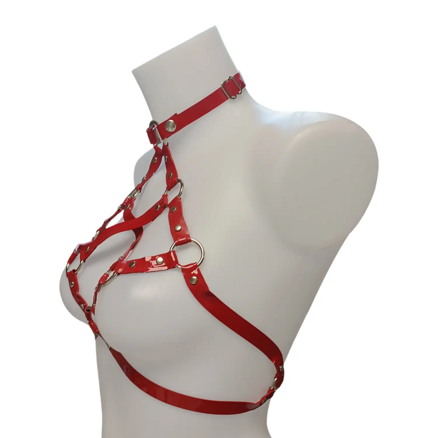 Harnais Latex Poca T1 rouge – Image 2