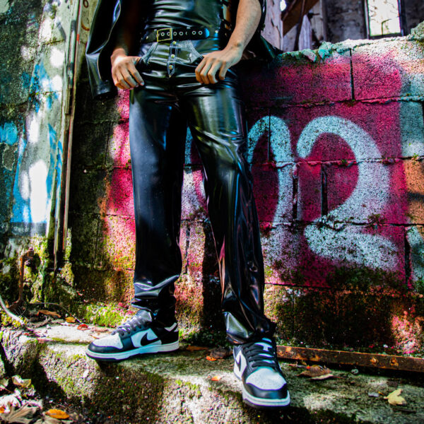 Jeans Pantalon Latex Surpiqure