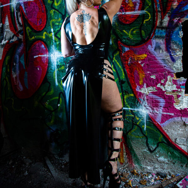 robe latex femme