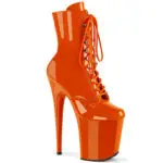 Bottines Plateforme Orange