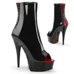 Bottines Noires avec Corsage