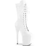 Bottines Hautes Plateforme Blanc