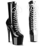 Bottines Arlequin Noir/Blanc