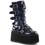 Botte Gothique Noir Brillant