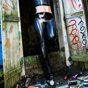 legging latex Croc
