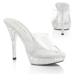 Mules strass Transparentes Fabulicious ATHENA-501
