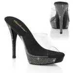 Mules Strass Noires