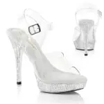 Sandales Strass Transparentes
