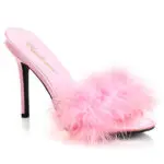 Mules Plumes Roses